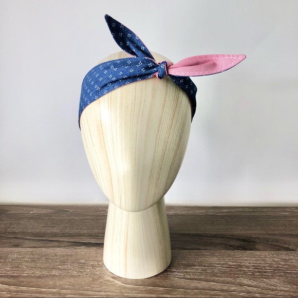 ❤️ 3/$20 ♻️ The Weekender Hair Tie | Upcycled - Picture 3 of 3